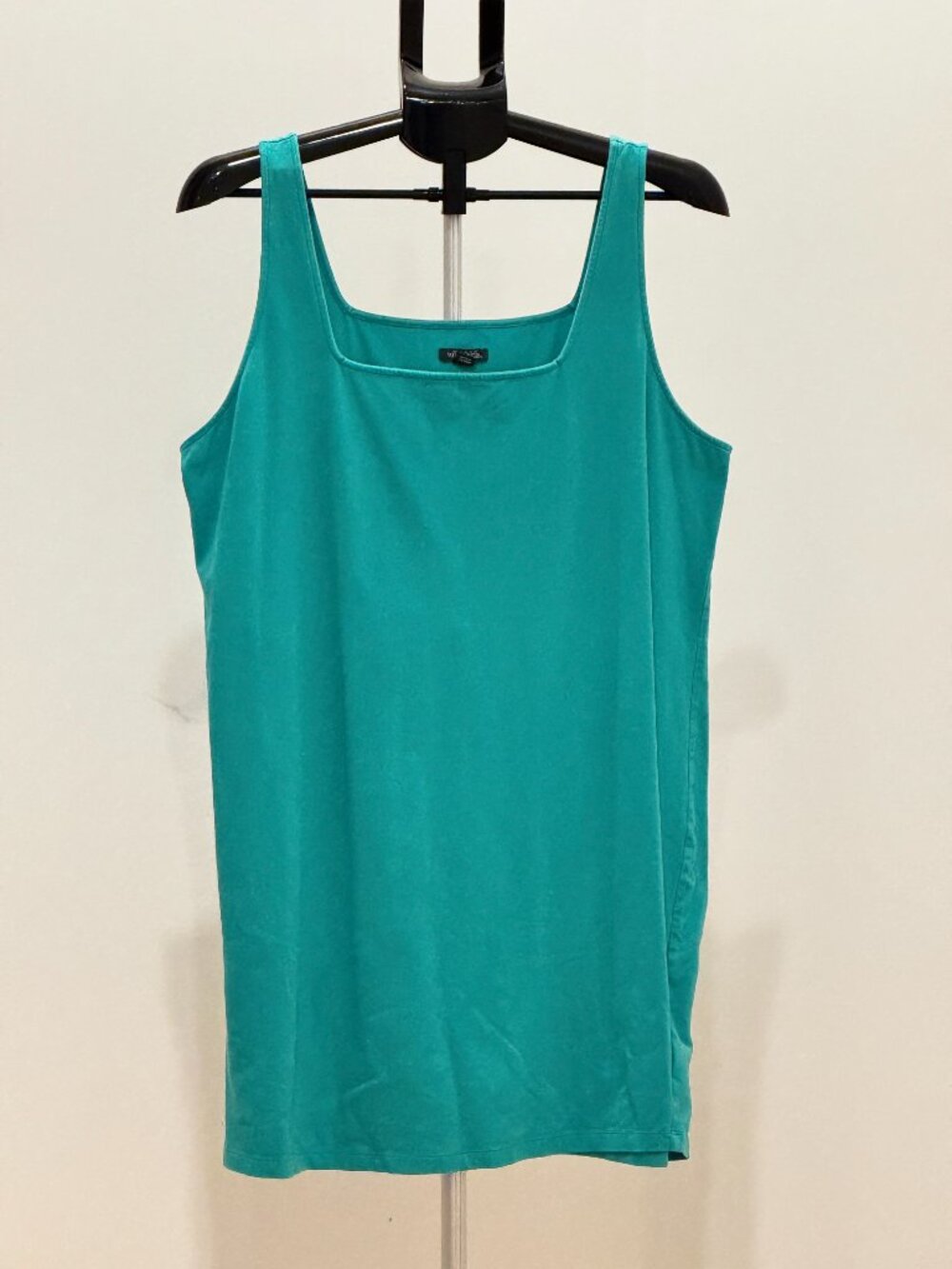 Wild Fable Teal Green Square Neck Tank Mini Dress Size 3X EUC - Picture 3 of 12